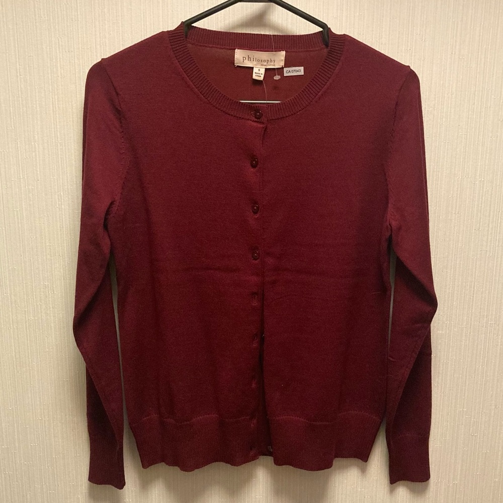 Philosophy cardigan